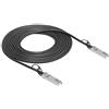 QSFPTEK 10G SFP+ DAC Cavo 5 Misuratore (5 Meter), Passivo Attacco Diretto Rame Twinax Cavo per Cisco SFP-H10GB-CU5M, Ubiquiti, D-Link, Mikrotik, Dispositivi Open Switch
