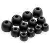 Okuli 12 x Gommini Auricolari in Silicone Ricambio per BEATs Studio Buds, Fit Pro Auricolari Cuffie in Nero