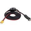 AAOTOKK Cavo accendisigari XT60, Spina maschio accendisigari 16AWG 12V a adattatore maschio XT60 Cavo di ricarica compatibile con cavo di ricarica batteria Freestyle Fpv Drone (3M Female)