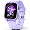 ModaWin Smartwatch Bambini - Orologio Fitness con 19 Sportivo, Contapassi, Cronometro, Cardiofrequenzimetro, Monitor del sonno, Sveglia, Orologio Smartwatch, Regalo di Compleanno per Bambini (Viola)