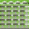 BenjiPower - 40 batterie LR44 AG13-1,5 V alcaline impermeabili e di lunga durata - LR1154 / L1154 / L1154F / G13 / G13A / 13GA / 157 / V13GA / PX76A / RW82 - Batteria lr44 Batteria a bottone AG11 3