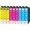 Yowell 9X T1292 T1293 T1294 Compatibile con Epson T1295 Ciano Magenta Giallo per Stylus SX435W SX235W SX525WD Stylus Office BX535WD BX525WD BX305FW