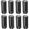 Gokelomg Portabatterie Nero da 8 Pezzi per 3 batterie AAA da 1,5 V Torce elettriche, 750030314