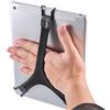 Gosknor Cinturino Sicurezza Tablet, Cinghia per Tablet Impugnatura per Dita Compatibile con iPad Air/iPad Pro 9-10,5 Pollici/Samsung Galaxy Tab 10,1 Pollici/Tab S 10,5 (Nero)