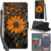 PHINIENLAND Cover per Samsung Galaxy S25 Ultra custodia portafoglio Crisantemo | 3 scomparti carte, 1 tasca banconote, Chiusura magnetica, Supporto, Pelle PU flip cover per Samsung S25 Ultra