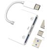 HOYULLI Adattatore USB C a USB (3 in 1) per Apple splitter OTG 3.0 Type C maschio ricarica cavo convertitore per iPhone 16 15 Pro Max per iPad MacBook Tablet compatibile con Samsung S25 S24 S23 Thunderbolt