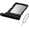 MMOBIEL Vassoio Porta Scheda SIM Compatibile con Google Pixel 7a - Sostituzione Supporto Scheda SIM - Porta SIM - incl. Estrattore SIM e Anello di Gomma Impermeabile - Nero