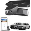MANGOAL 4K+1080P Dash Cam Auto Fronte/Retro, Aspetto OEM Dashcam, Adatta per BMW Gen3 G01 X3 2018-2024, F97 X3M 2020+(Modello C), sDrive28i xDrive30i M40i, Sensore G, WiFi & App, Scheda da 128 GB