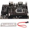 Dilwe Scheda Madre per PC B85, Scheda Madre per Computer Desktop M.2 Hard Disk 1150 Pin Interfaccia CPU Scheda di Rete 100M con Ponticello di Conversione Modalità NVME/SATA