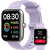 BJLBOJEY Smart Watch per uomo e donna, Bluetooth Chiamate 1.83 HD Fitness Watch Alexa Built-in con frequenza cardiaca Sleep SpO2 Monitor 100+modalità sportive contapassi, impermeabile IP68, Smartwatch per