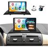 SIXTOP Autoradio Android 13 con Bluetooth per BMW X3 E83 2004 - 2010 con Carplay Android Auto, Radio touch screen da 9 con GPS WiFi FM/RDS EQ Mirror Link+Telecamera Posteriore e Microfono