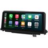 LXKLSZ Autoradio Schermo tattile con CarPlay/Android Auto Stereo per BMW X5 X6 Serie F15/F16(2014-2016) Bluetooth
