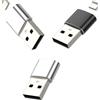 zoyuzan Adattatore USB a Tipo C (3Pack)USB C Femmina a USB 3.0 Connettore Caricatore Convertitore Capo Caricatore Rapido Corrente Accessori Cavo Thunderbolt 4 Per iPhone 15 Compatibile con Samsung Auto