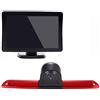 Berlingan 〔Kit telecamera per retromarcia〕4.3'' Monitor LCD +Obiettivo da 12 mm CMOS Telecamera posteriore per auto HD 3° freno per Telecamera Van Roof Mercedes Benz Sprinter W906/VW Crafter Caravelle 2007-2015