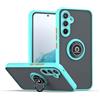 RankOne Custodia per Samsung Galaxy A26 5G / Samsung Galaxy A26 (4G) (6.7 Inches), Staffa ad Anello Base di Aspirazione Magnetica Cover per Cellulare Trasparente Opaca - Cielo blu