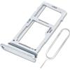 ExtKry Porta SIM per Samsung Galaxy Note 20 Ultra Slot SIM qualità Originale Vassoio SIM con Pin della Scheda (Bianco)