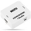 RGBS Convertitore audio HDMI-HDMI 1080P, RGBS, con uscita da 3,5 mm e supporto per video HD, PS3, XBOX, HDTV