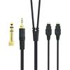 ABLET Cavo audio di ricambio compatibile con cuffie Sennheiser HD650, HD600, HD580, HD660S, HD58X, HD565, HD545, HD535, HD525, HD265, HD565, HD545, HD535, HD525, HD265, Massdrop HD6XX, 1,2 metri.