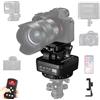 Soonpho M4 Treppiede Fotocamera Panorama Head Telecomando Pan Tilt testa motorizzata 360 gradi Erectable elettrico con morsetto del telefono e telecomando per fotocamere DSLR,Smartphone