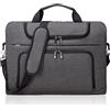 BERTASCHE Borsa per PC portatile da 17 pollici a 17,3 pollici, borsa a tracolla per PC portatile, per lavoro e lavoro