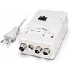 HAVA Amplificatore d'antenna digitale per 2 dispositivi, amplificazione UHF 20db, VHF 36db, adatto per TV via cavo, DVB-T, Sky
