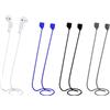 NQEUEPN 4 Pezzi di Corda Anti Smarrimento Auricolari, Cordino per Auricolari Wireless in Silicone Morbido Cinghie Magnetiche Anti-Perdita per Auricolari Compatibile con Airpods Pro/3/2/1 (4 Colori)
