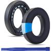 umvowuxa Cuscinetti auricolari di ricambio in gel refrigerante per cuffie wireless Bose 700/NC700 - Ice Silk & Memory Foam (nero)