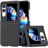GIOPUEY Cover Compatibile con Nubia Flip 2, Materiale PC Rigido Custodia, Comodo e Liscio al Tatto Case，Antiurto, Anti-Impronta - Black