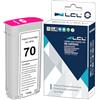 LCL 70 C9453A 135ML High Yield Cartucce d'inchiostro Compatibile con HP Designjet Z2100 Z3100 Z3100PS Z3200 Z3200PS Z5200 Z5400 (1 Magenta)