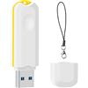 BORLTER CLAMP BorlterClamp 128 GB Chiavetta USB 3.0 Pen Drive Portatile Penna USB Elegante Unità Flash USB 3.0, Bianco
