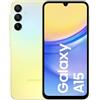 Samsung Smartphone Galaxy A15 128GB Lime - [Versione Tedesca, Spagnola, Francese, UK, Belga, Olandese, Danese, Finlandese, Norvegese, Svedese]
