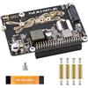 Waveshare PCIe to M.2 Adapter with PoE Function HAT+ (B), Compatible with Raspberry Pi 5, Supports POE NVMe Drive Protocol 2230/2242 / 2260/2280 M.2 Solid State Drive, High-Speed Reading/Writing