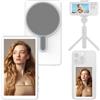 OBEST Telefono Vlog Selfie Monitor Schermo Telefono Fotocamera Posteriore Selfie Accessori Wireless Bluetooth Remote Shutter per iPhone e Android, per Vlog Live Streams TikTok