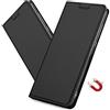 MRSTER Cover per Huawei P Smart 2019, Stile di Business Custodia Pelle Portafoglio Caso con Chiusura Magnetic Protezione Custodia per Huawei P Smart 2019 / Honor 10 Lite. DT Black