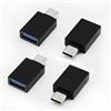 Lunpoem 4PCS Adattatore USB C a USB, Tipo-C Maschio a USB-A Femmina, Convertitore Compatto e Portatile per Laptop, Tablet, Smartphone, Hard Disk Esterni, Chiavette, Tastiere, Mouse e Controller