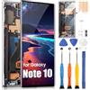 ARSSLY TFT per Samsung Galaxy Note 10 Schermo LCD per Galaxy Note 10 SM-N970F SM-N970U Touch Screen Digitizer Assembly con Riparazione Kit Nero con cornice, Senza sblocco impronta)