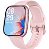 antfit Smartwatch Donna, Schermo AMOLED Ultra Nitido, Impermeabile 3ATM, Chiamate in Entrata/Uscita, Orologio Fitness con Cardiofrequenzimetro/Sonno/100 Sport, Compatibile con Android/iOS, Rosa