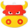 BORLTER CLAMP Chiavetta USB 32GB Modello di Toro Carino Pendrive USB 2.0 Memoria Flash Drive per Archiviazione Dati Esterna, Giallo Rosso