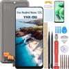YHX-OU 6.43'' Nero Schermo per Xiaomi Redmi Note 12S LCD Display Touch Screen Digitizer Ricambio Assembly con Utensili Inclusi + Vetro temperato