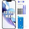 FTDLCD® Display per iPhone 13pro Max Schermo di ricambio 120Hz FHD Touch Screen 3D Touch Digitizer Assembly e kit di riparazione