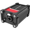XMSJSIY Isolatore audio XLR / 1/4 6,35 mm TRS TS Hum Eliminator Ground Loop Isolation Transformator con interruttore di terra e sollevamento per mixer Hi-Fi subwoofer e sistema audio