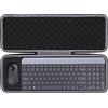 co2CREA Hard Custodia Borse Viaggio per Logitech MK470 Wireless Tastiera Ottica Mouse Set(travel case)