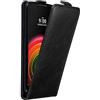 Cadorabo Custodia per LG X POWER in NERO DI NOTTE - Protezione in Stile Flip con Chiusura Magnetica - Case Cover Wallet Book Etui