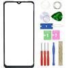 MovTEK Schermo in Vetro Anteriore di Ricambio +Oca Compatibile con Samsung Galaxy A12 A125F A127F con Kit Attrezzi (No Tattile e Display LCD) -6.5