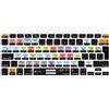 MiNGFi Copritastiera Silicone OSX Italian Scorciatoie per MacBook Pro 13 A1278/A1425/A1502(2008-2017) Air 13 A1369/A1466(2010-2017) Pro 15 A1398/A1286(2008-2015) Pro 17 A1297(2011) EU/ISO