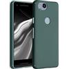 kwmobile Custodia Compatibile con Google Pixel 2 Cover - Back Case per Smartphone in Silicone TPU - Protezione Gommata - verde blu