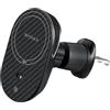 pitaka Qi2 Supporto Magnetico per Telefono da Auto con Funzione di Ricarica 15W Caricabatterie da Auto Ruotabile a 360° Caricabatterie Wireless [MagEZ Car Mount Pro 2] Pinza a Doppio Gancio