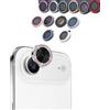 N NEWTOP 1 PEZZO Pellicola Camera Micro GLITTER Colore Compatibile con iPhone 17 Air, Vetro Temperato Protezione Copertura Fotocamera Retro Lente Lenti Anti Urto Graffio (Argento)