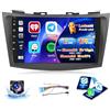 Inefala 2+64G Radio per Suzuki Ertiga 2012-2017 Suzuki Swift 2011-2017 Android 15 con Wireless CarPlay Android Auto, 9'' Schermo per Auto con Bluetooth WIFI 26UI GPS FM EQ SWC Telecamera Posteriore