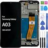 iYAiYO Schermo LCD Display Digitalizzatore Touch Screen Ricambio Compatibile con Samsung A03 SM-A035F Versione Europea Schermo Completo con Cornice-Nero